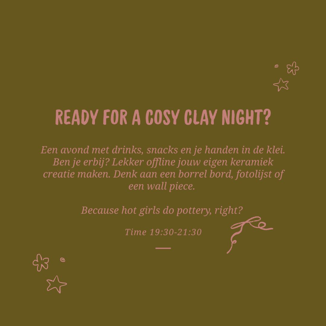Clay club | zaterdag 21 november