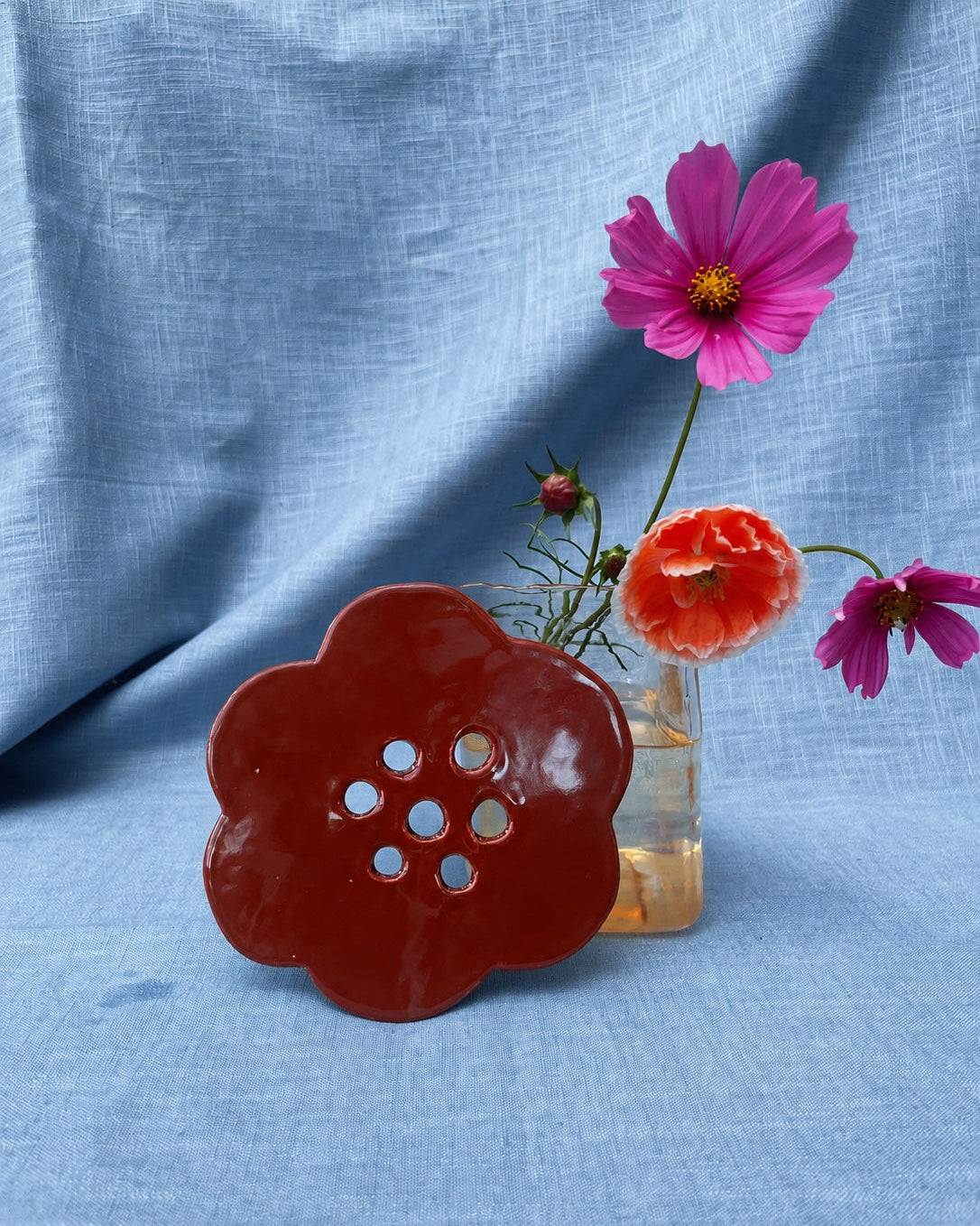 Flower plate | brown