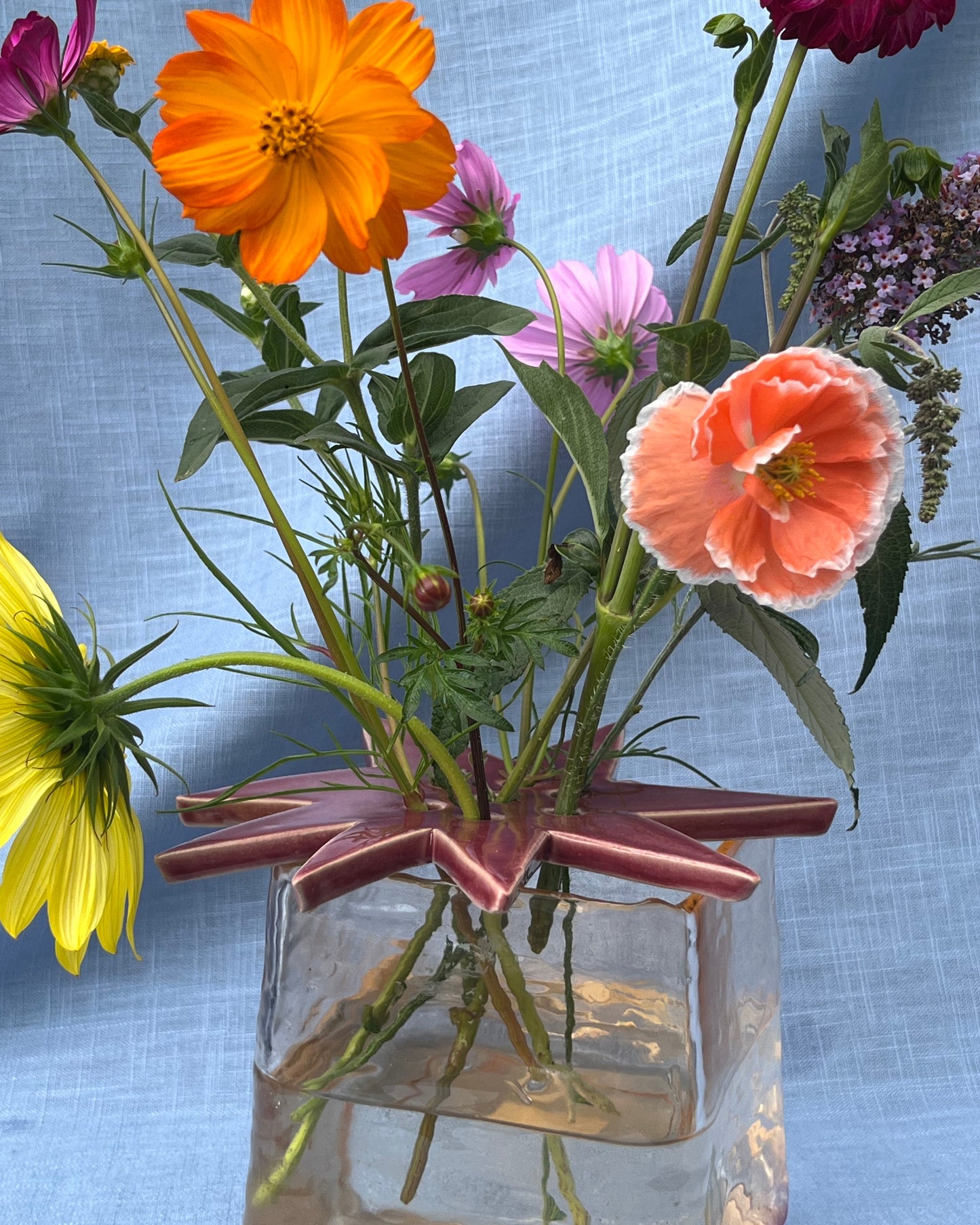 Flower plate | wine