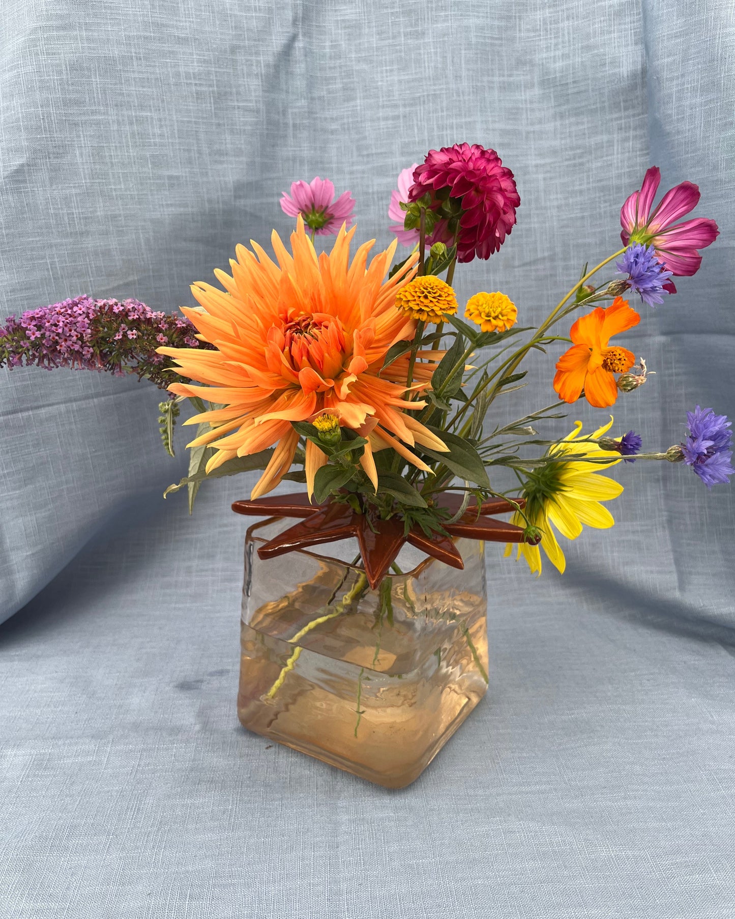 Flower plate | brown