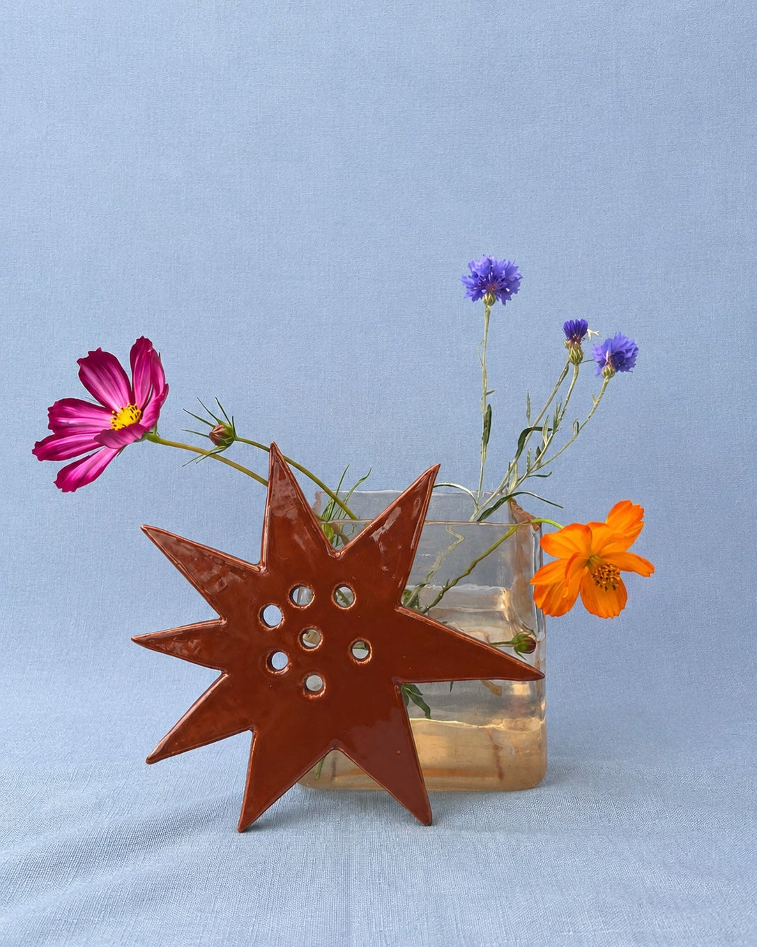 Flower plate | brown