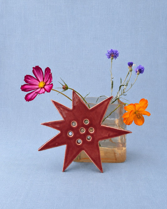Flower plate | wine